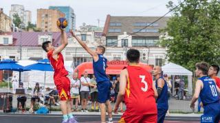 首届滨海青少年国际运动会男子3X3篮球赛况