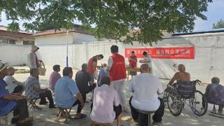 王因街道高村开展“救助政策进社区”宣传活动