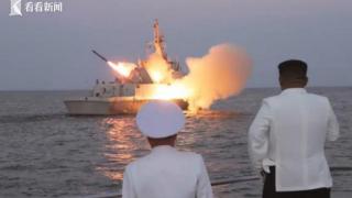 金正恩视察朝鲜海军东海舰队 观摩战略巡航导弹发射训练