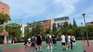 苏州园区明胜社区举办居民篮球比赛