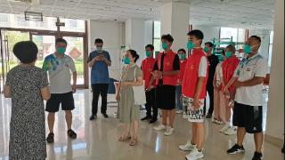 山东工业技师学院海洋生化系师生代表到潍坊市社会福利院开展暑期三下乡社会实践活动