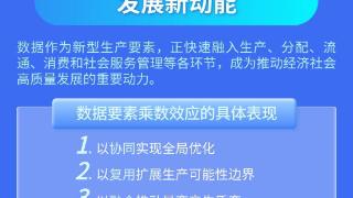 【图解】数据要素×高质量发展 塑造新动能新优势