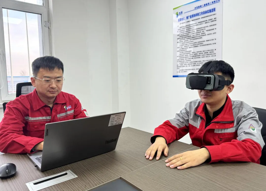 水发能源通榆公司职工创新工作室巧用VR虚拟技术助力风电运行技能提升
