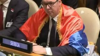 联合国大会通过涉塞决议，武契奇感谢中俄的支持