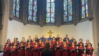 比利时“歌友之家”合唱团举办音乐会庆祝成立十周年
