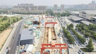 轨交4号线济南西站预计7月下旬主体封顶