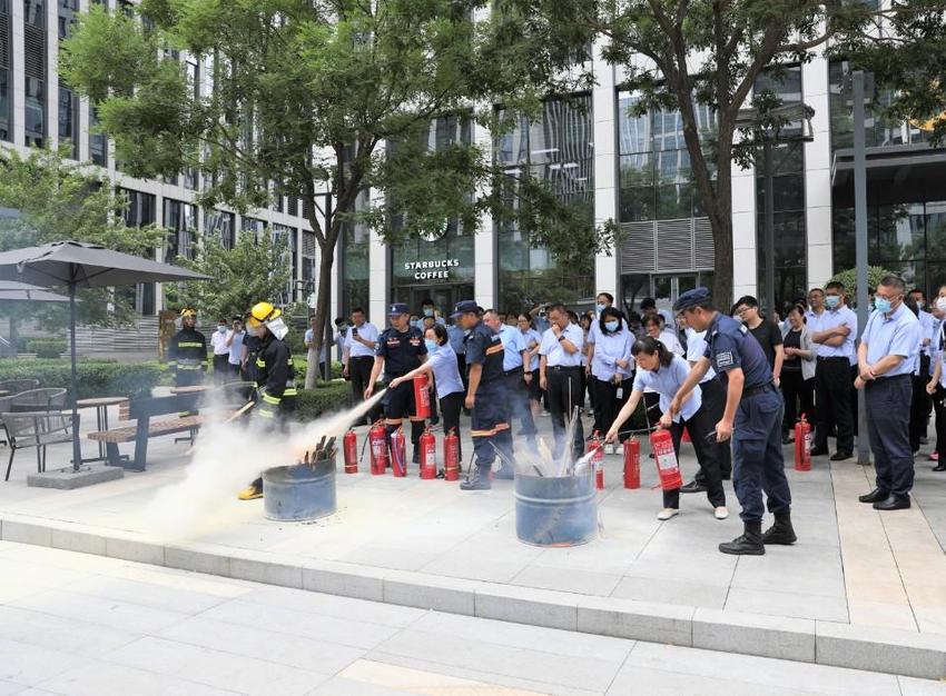 中华联合财险山东分公司开展消防安全培训及消防应急演练活动