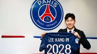 巴黎签下22岁的韩国国脚李刚仁，双方签约至2028年
