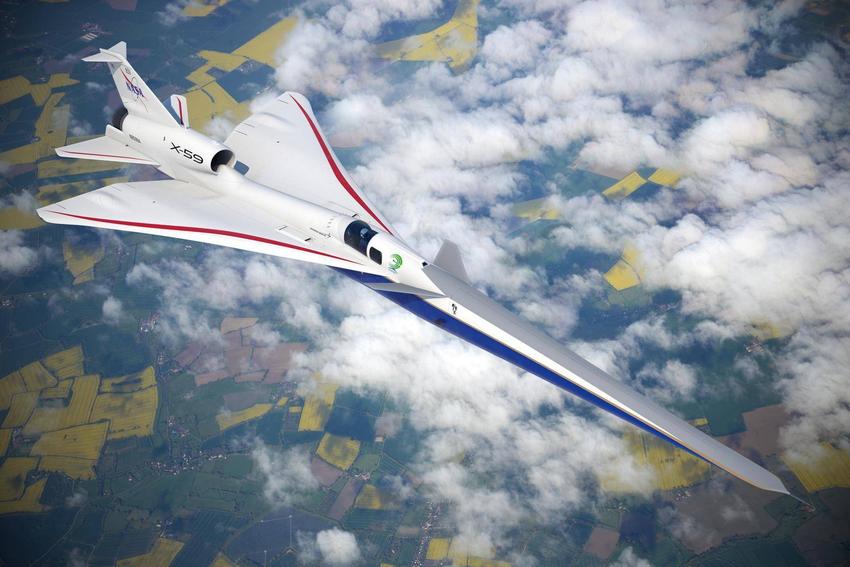 美国宇航局x-59超音速喷气机完成安全审查