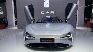 奇瑞iCAR-GT概念车正式亮相,整体设计非常前卫