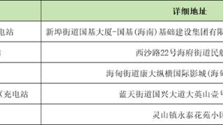 新能源车主收藏！海口目前可用充电站有这些