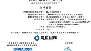 健康之路首日涨37% 净募1.1亿港元经营现金净额降2年