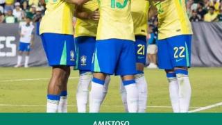 热身赛-马丁内利破门+恩德里克96分钟绝杀 巴西3-2墨西哥