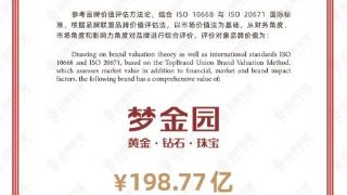 梦金园凭借198.77亿元品牌价值，荣获“2024中国品牌500强”称号