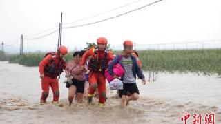 吉林舒兰部分乡镇民房被淹 森林消防紧急驰援