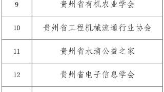 贵州21家全省性社会组织被列入活动异常名录