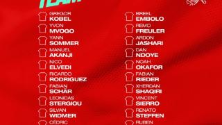 瑞士欧洲杯26人名单：阿坎吉、沙奇里、扎卡等人在列