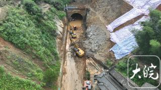 黟县宏村隧道提前一天抢通并恢复通车