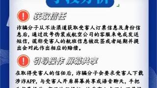 暑期 小心“机票退改签”类诈骗陷阱！