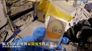 中国空间站动态｜齿轮在转动！太空流体力学基础实验进行中