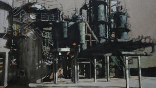 【画作赏析】李洪涛油画作品：工业记忆的诗篇，历史的深情回望