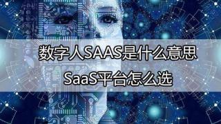 数字人SaaS是什么？怎么选数字人SaaS平台？