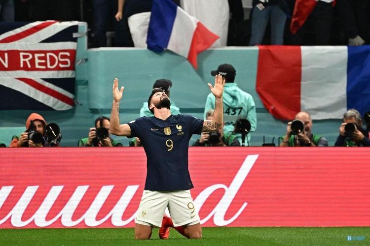 姆巴佩和吉鲁成为法国单届世界杯进球第二多的组合