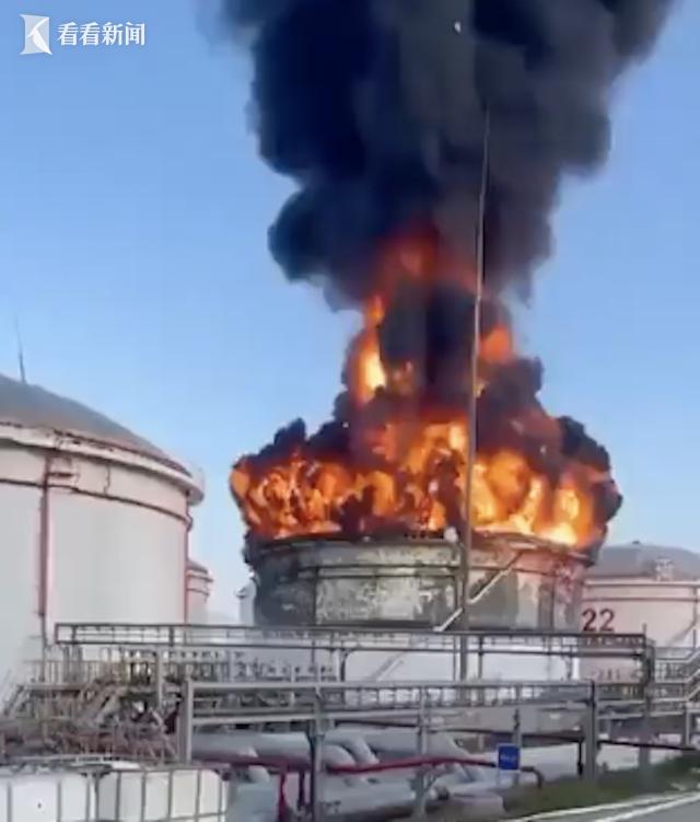 两天内第三起，俄一炼油厂再遭无人机袭击起火
