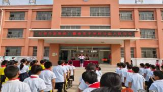 枣庄市中区齐村镇侯宅子学校举行2024年新队员入队仪式