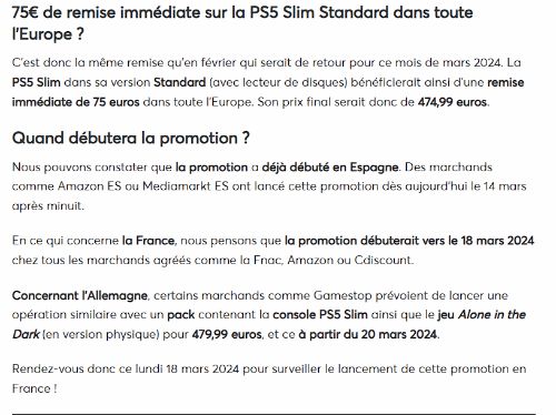 坤哥新情报：新版PS5将在欧洲多地开启折扣大促！