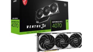 微星推出RTX 4070 GDDR6 Ventus系列