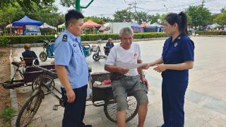 夏季行动 | 巨野县公安局龙堌派出所消防宣传进集市