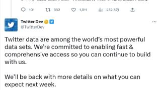第三方twitter将推出付费版twitterapi服务
