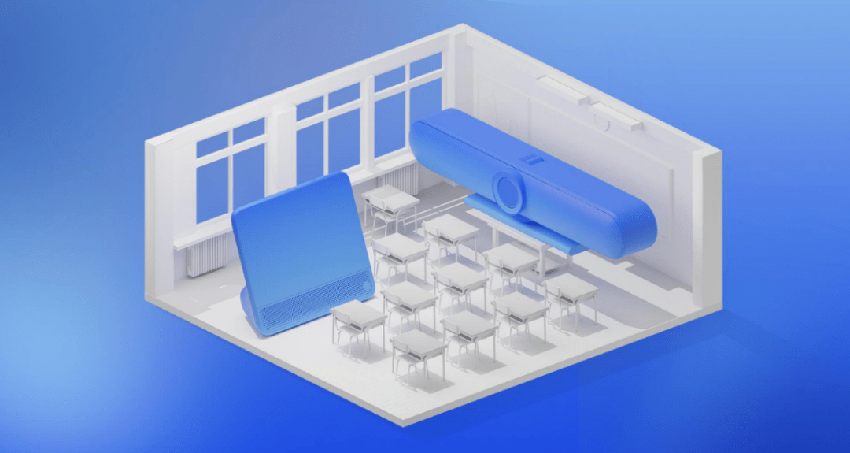 钉钉推出混合会议室解决方案，助力学校“线上+线下”同步教学