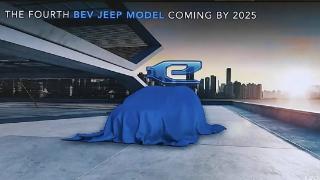 jeep发布纯电suv预告图，有望2025年发布
