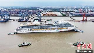 中国首制大型邮轮“爱达·魔都号”完成试航的所有验证项目返回上海