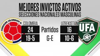 哥伦比亚连续24场比赛不败，是目前保持最长不败的男足国家队