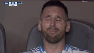 球王梅西轰然倒下！美洲杯最后一战伤退落泪，捂脸哭泣整整3分钟