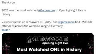 2023年科隆游戏展开幕夜成为历史上收视率最高的活动