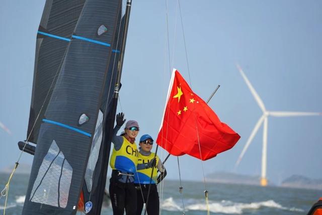 亚运会帆船比赛迎来决赛日，中国队收获三金一银