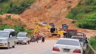 缅甸妙瓦底亚洲公路修复期间，这些费用减免；施工队再次遇袭