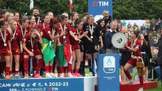 罗马女足首次夺得意大利女足联赛冠军，终结尤文女足五连冠