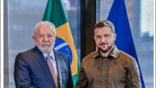 乌克兰总统与巴西总统举行会谈