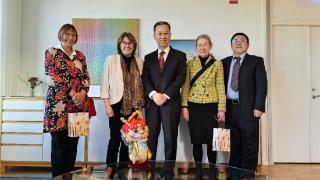 中国驻瑞典大使崔爱民会见瑞典斯科讷省主要官员