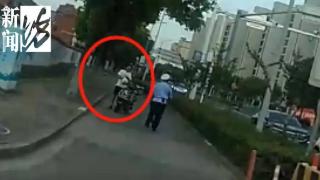 男子没戴头盔被拦，上海民警一查：竟是这身份？！