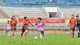 省运会足球（甲组）女子组比赛（竞技体育）落幕