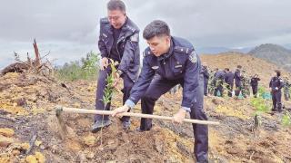 警民同携手  共植生态林