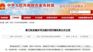 重庆两个乡镇、二十个村入选！第三批全国乡村治理示范村镇创建公示名单公布
