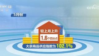 中国大宗商品供应指数为102.1%