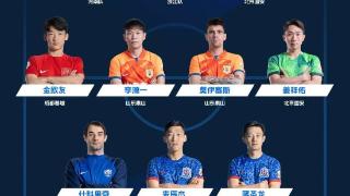 中超官方公布8月最佳阵容，赵博、朱辰杰、蒋圣龙、李源一等4位本土球员入围